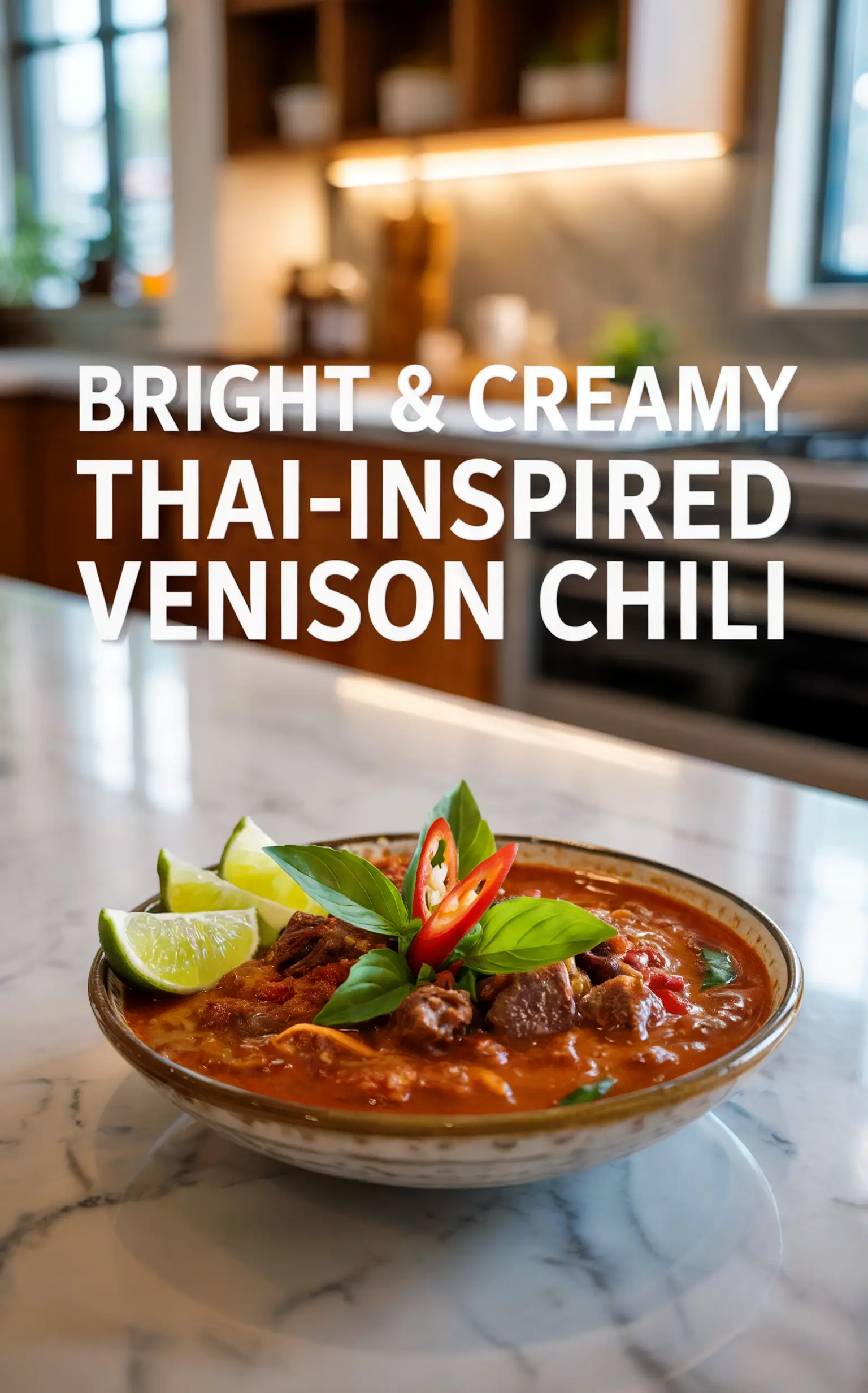 Thai-Inspired Coconut Venison Chili