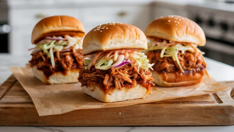 Easy Pulled Pork Sliders with Coleslaw for Parties