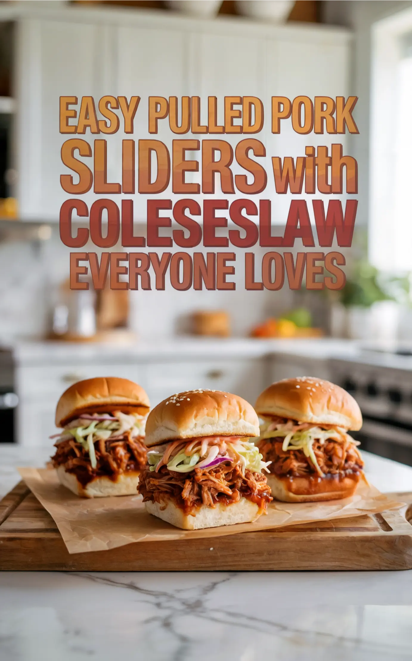 Easy Pulled Pork Sliders with Coleslaw for Parties