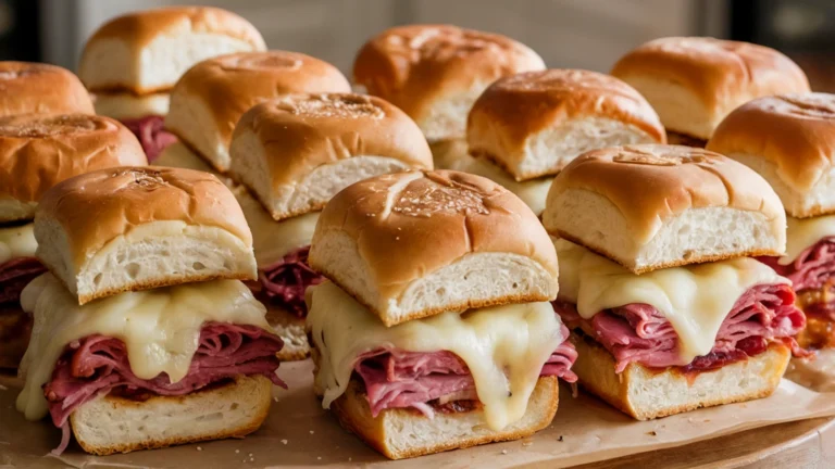 Easy Reuben Sliders for Parties and Game Day