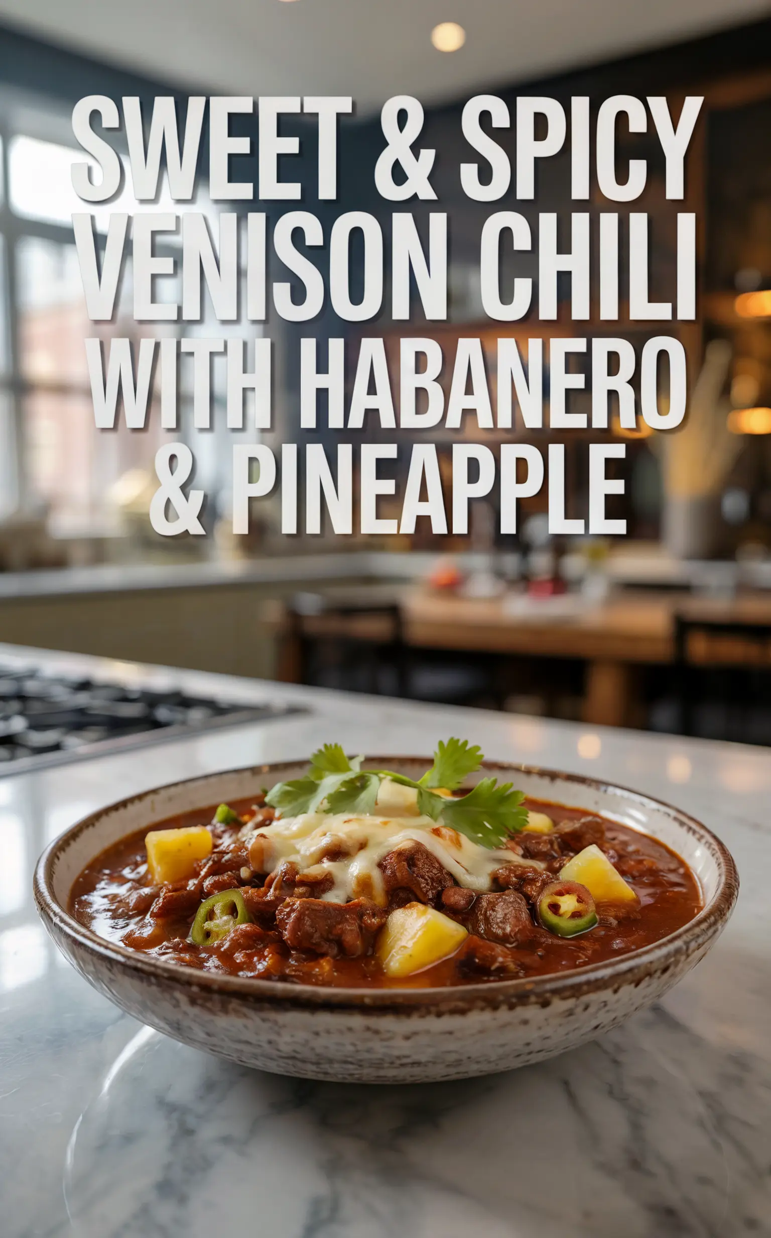 Sweet & Spicy Venison Chili With Habanero & Pineapple