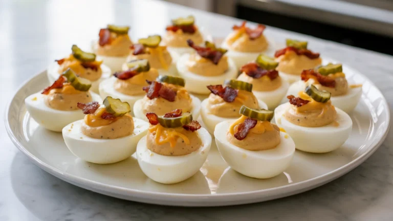 Best Bacon Cheeseburger Deviled Eggs Recipe