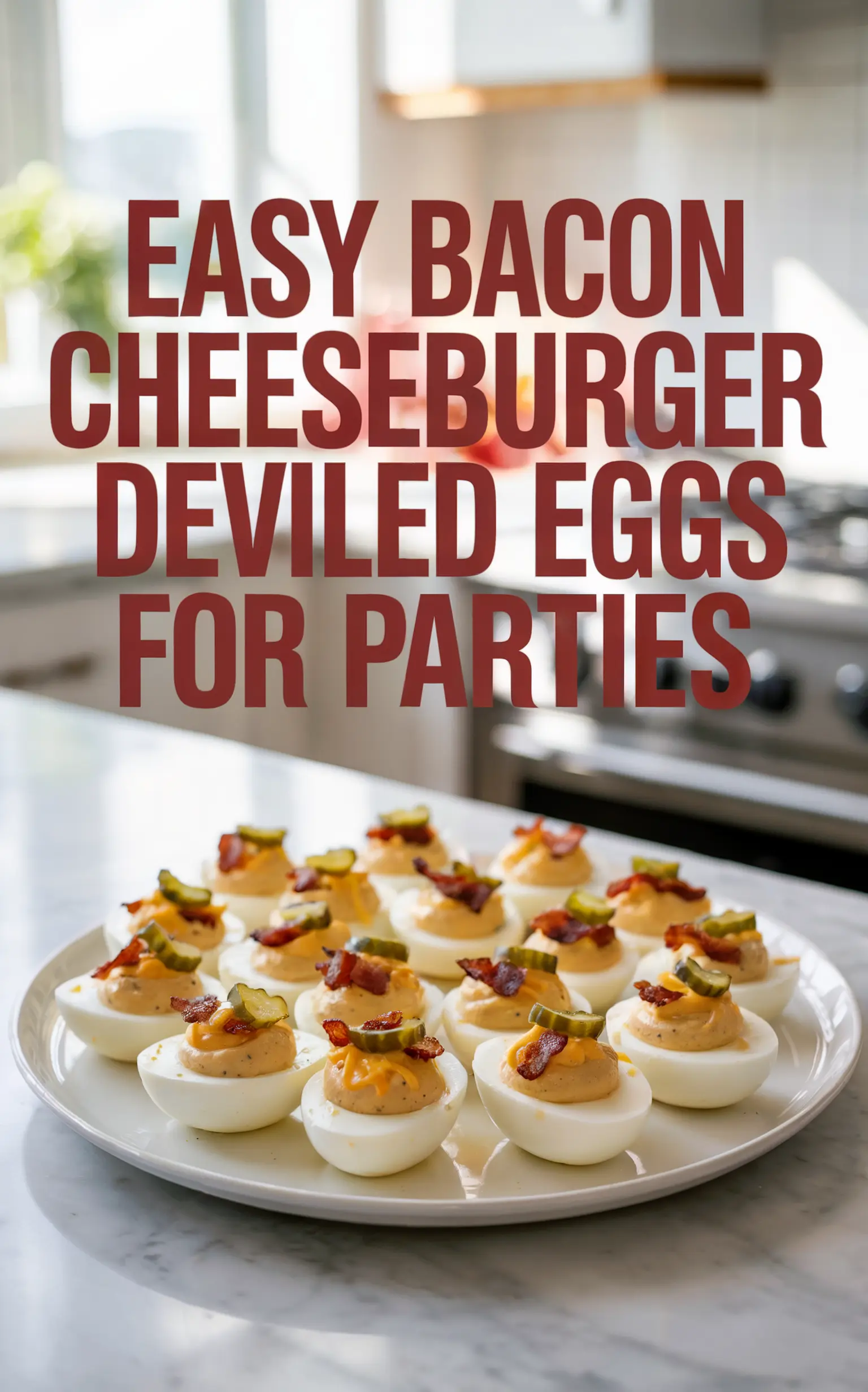 Best Bacon Cheeseburger Deviled Eggs Recipe