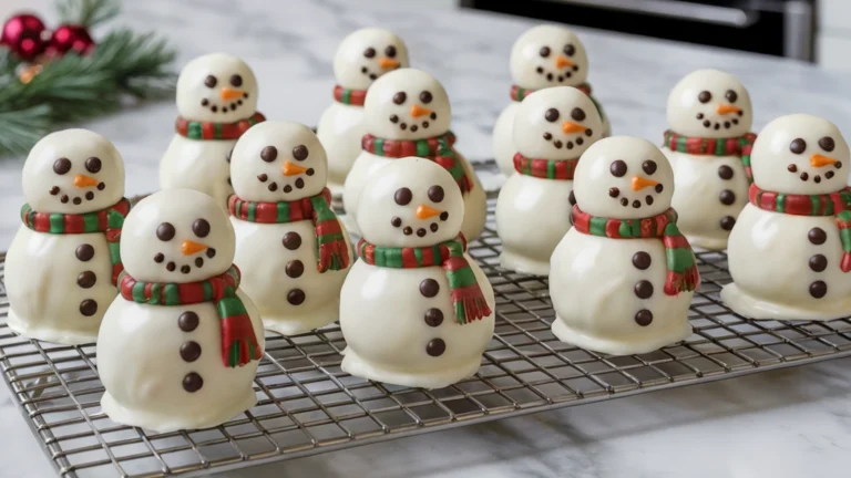 Snowman Oreo Truffles Recipe