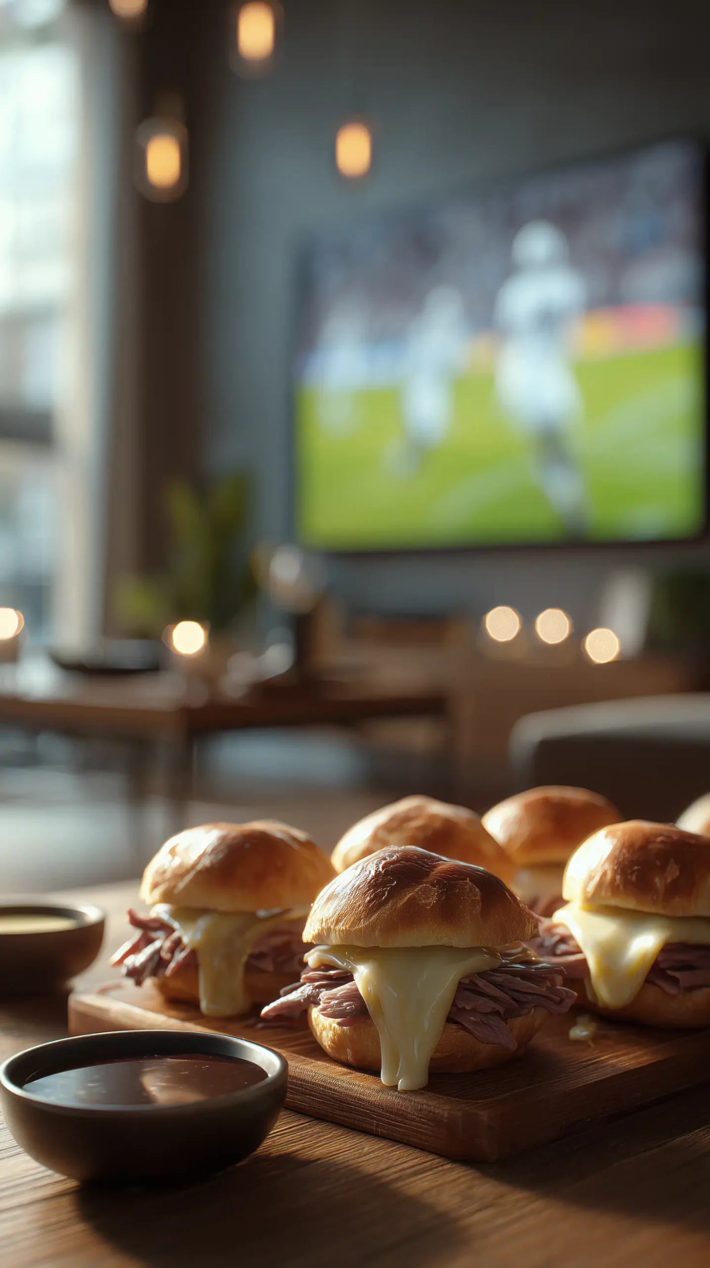 Easy French Dip Sliders with Au Jus