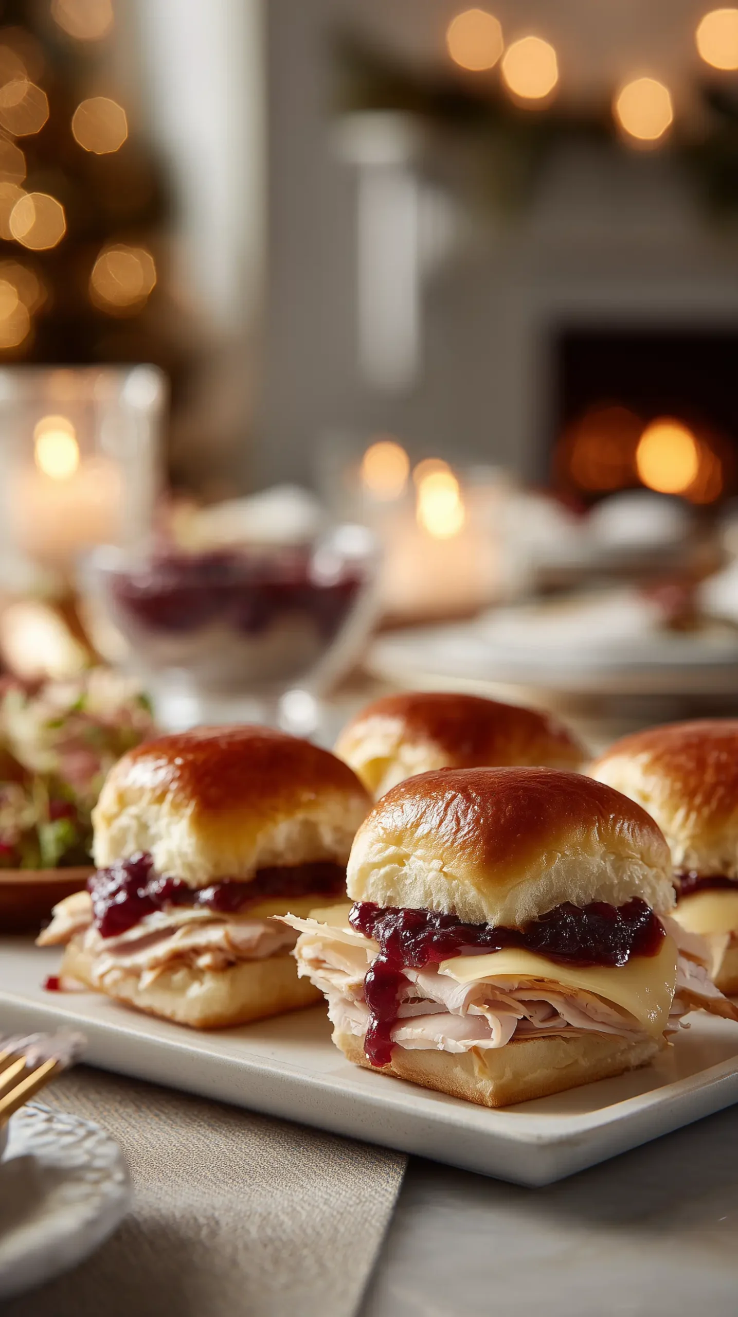 Easy Turkey & Cranberry Sliders for the Holidays