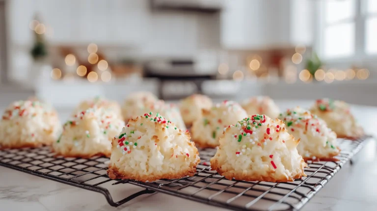 Christmas Coconut Macaroons Recipe