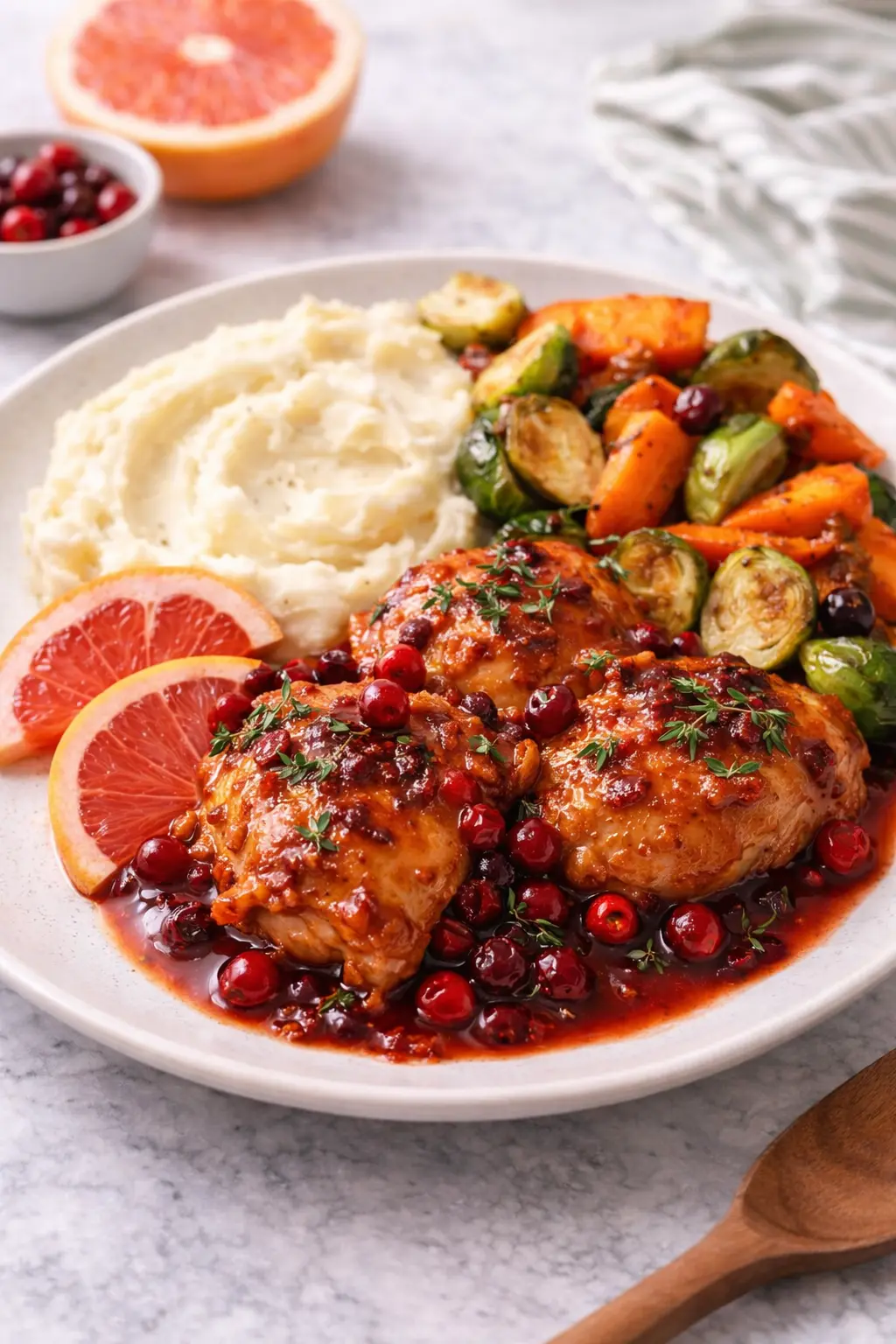 Ruby Red Grapefruit and Cranberry Chicken