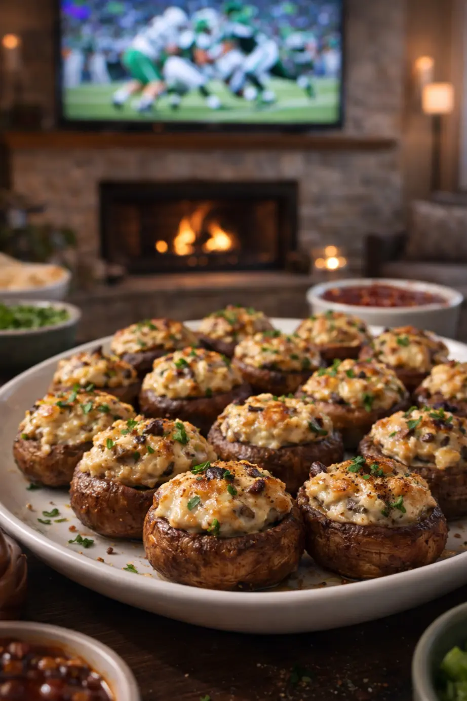 Stuffed Mushrooms – Easy Party Appetizer Recipe