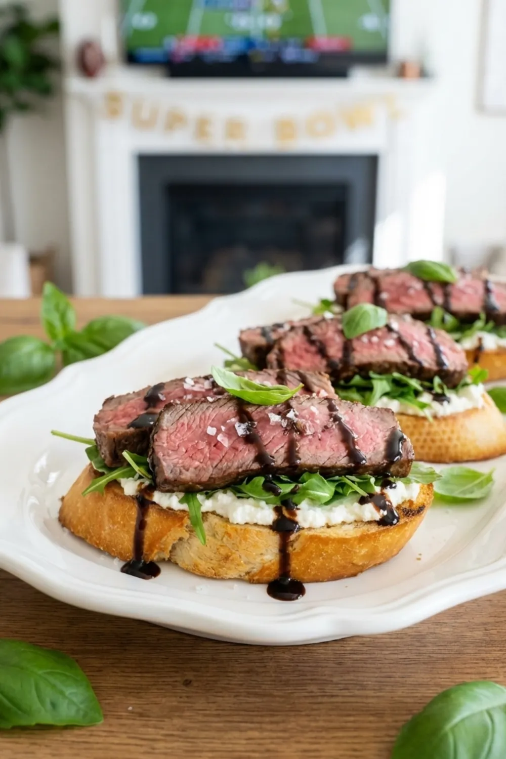 Easy Steak Crostini Appetizer