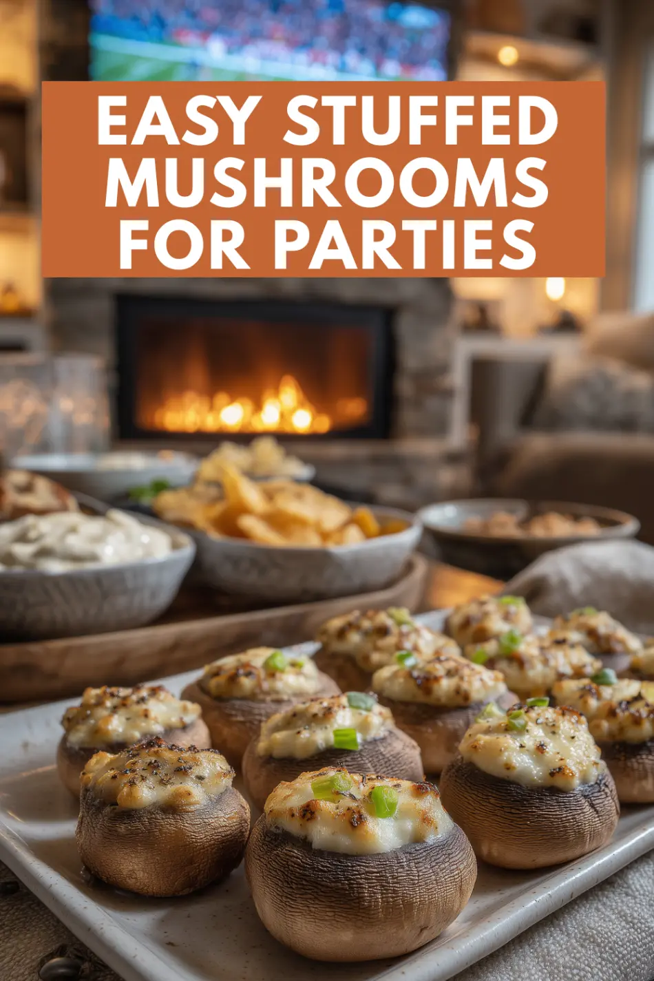 Stuffed Mushrooms – Easy Party Appetizer Recipe