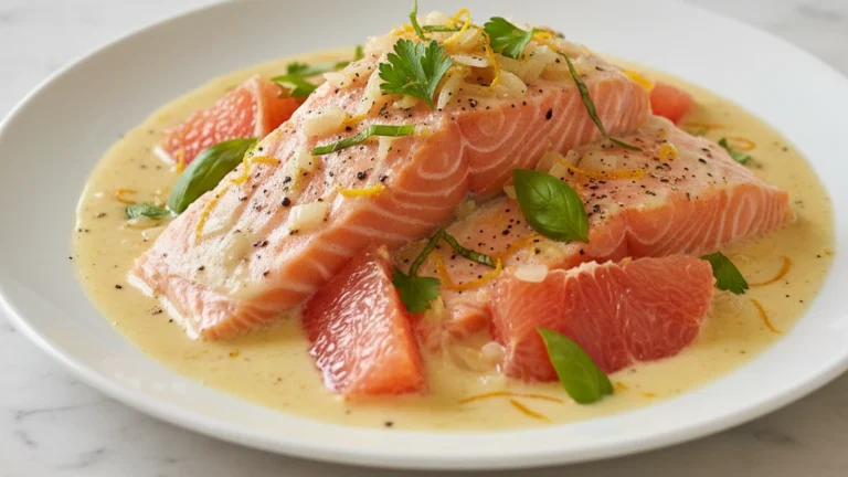 Creamy Grapefruit Salmon Skillet (Easy Citrus Dinner)