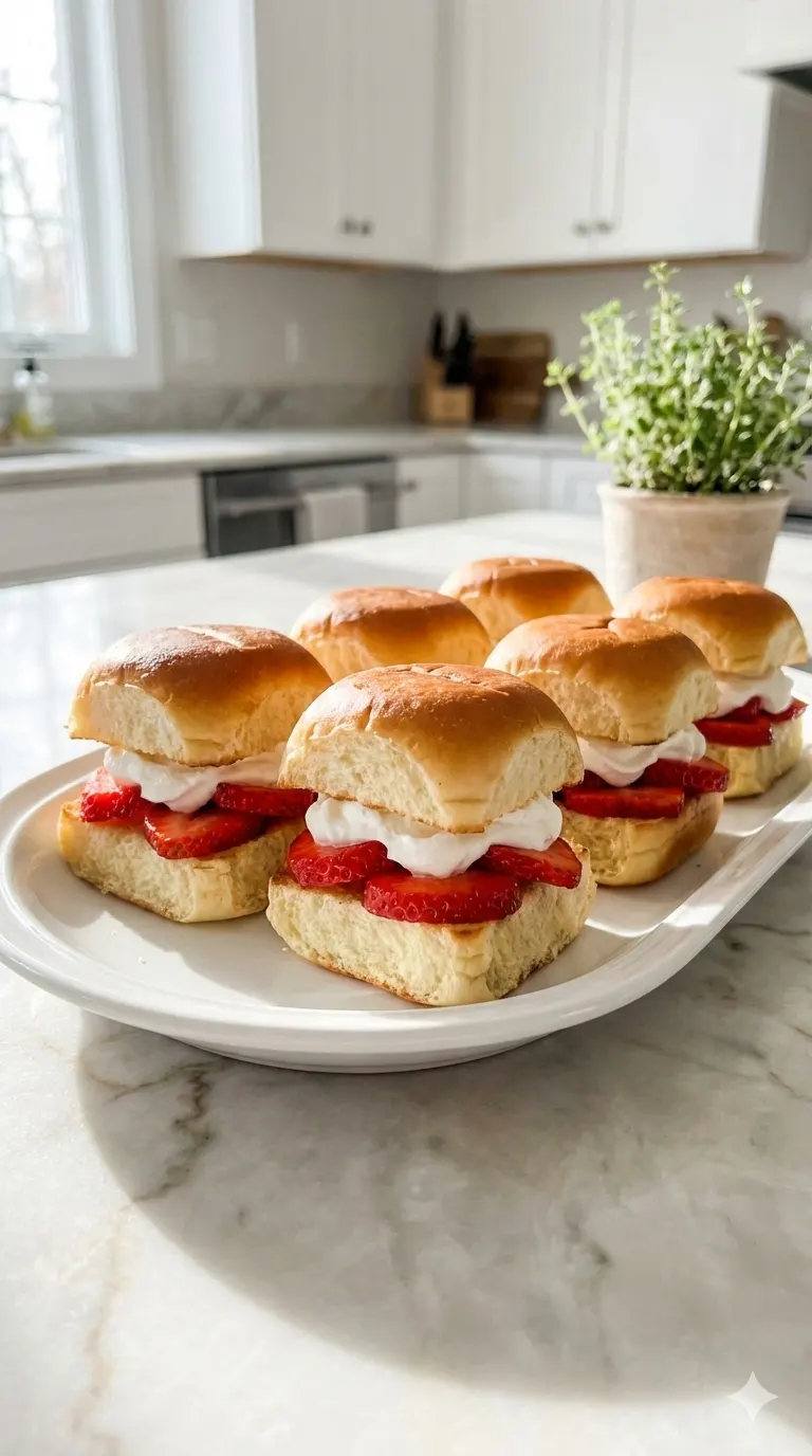 Strawberry Shortcake Sliders Recipe