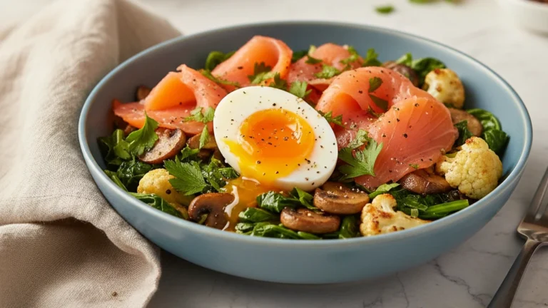 Smoked Salmon Breakfast Bowl with 6-Minute Egg
