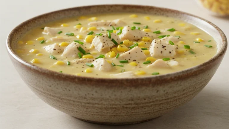 Creamy Chicken and Corn Chowder (Cozy & Comforting)