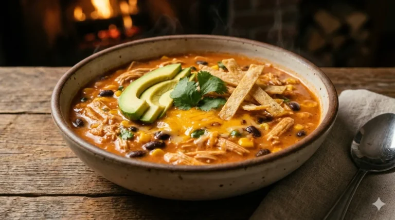 Chicken Enchilada Soup – Bold, Creamy & Full of Flavor