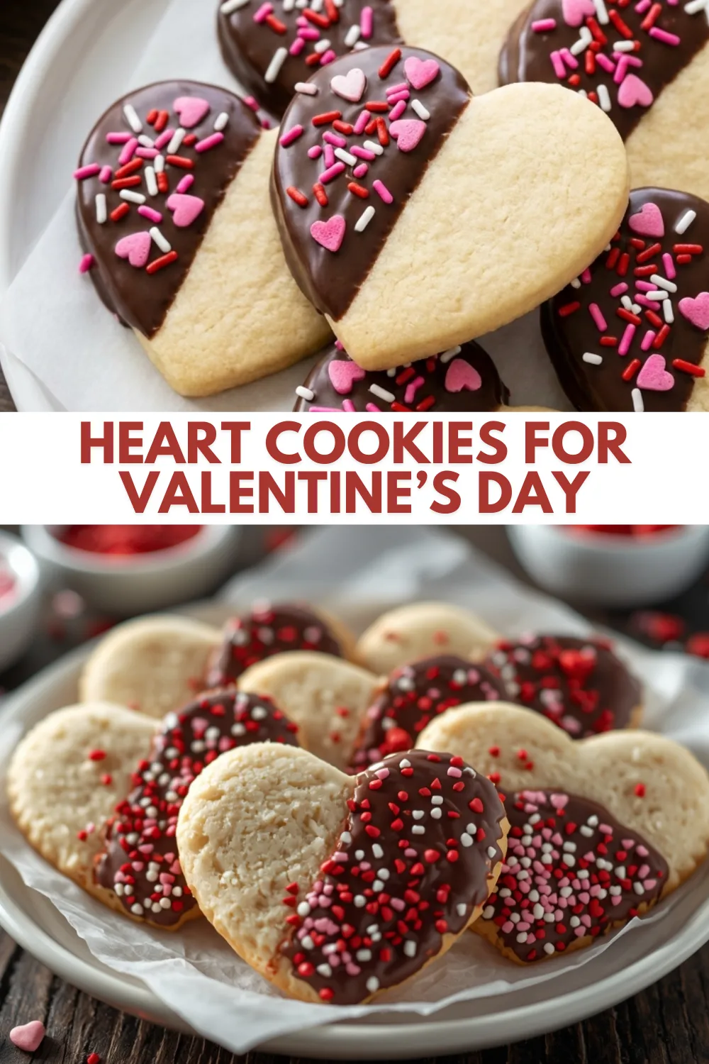 Heart Cookies – Easy Valentine’s Day Sugar Cookies