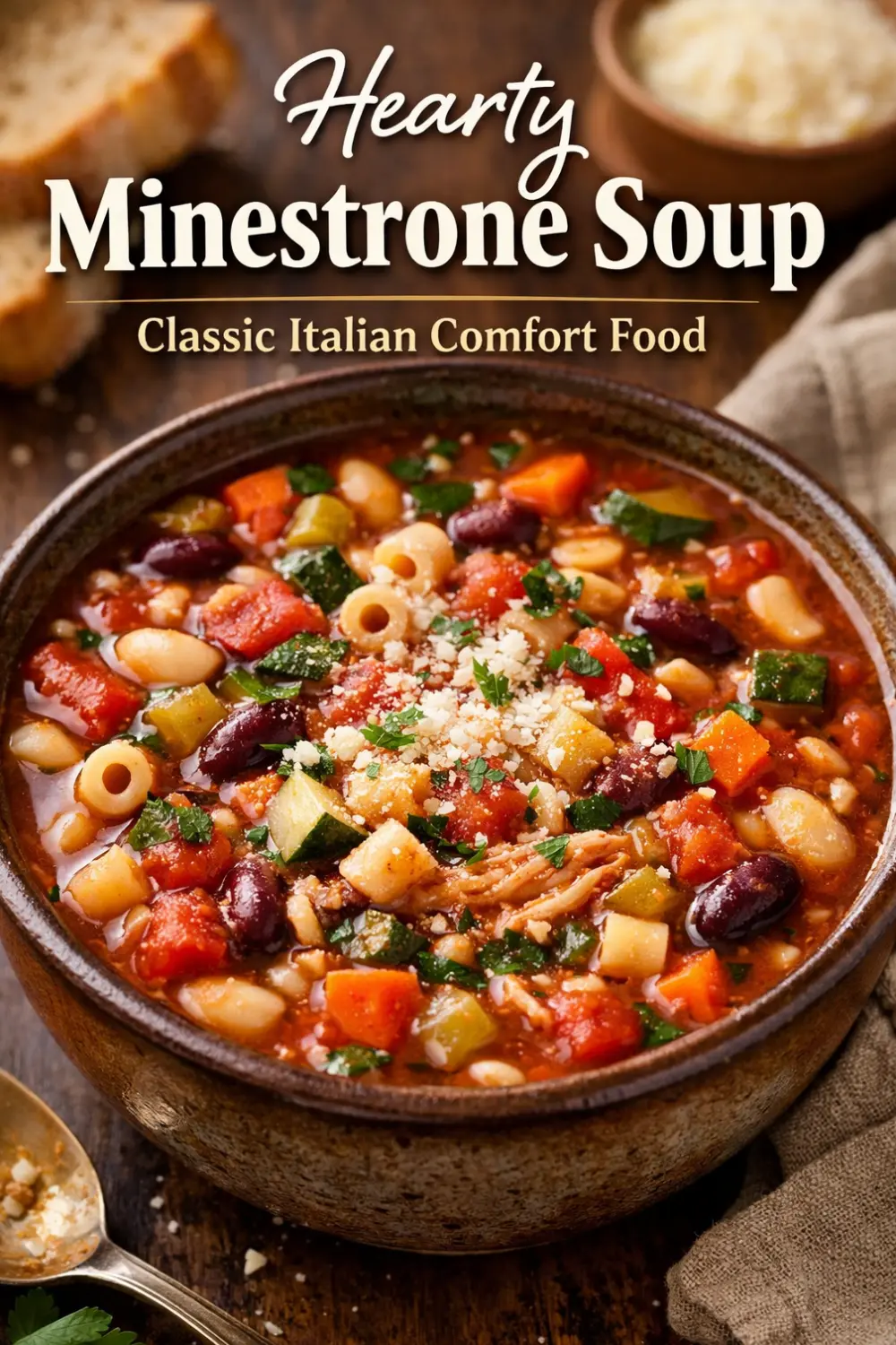 Minestrone Soup – Hearty Italian Comfort in a Bowl