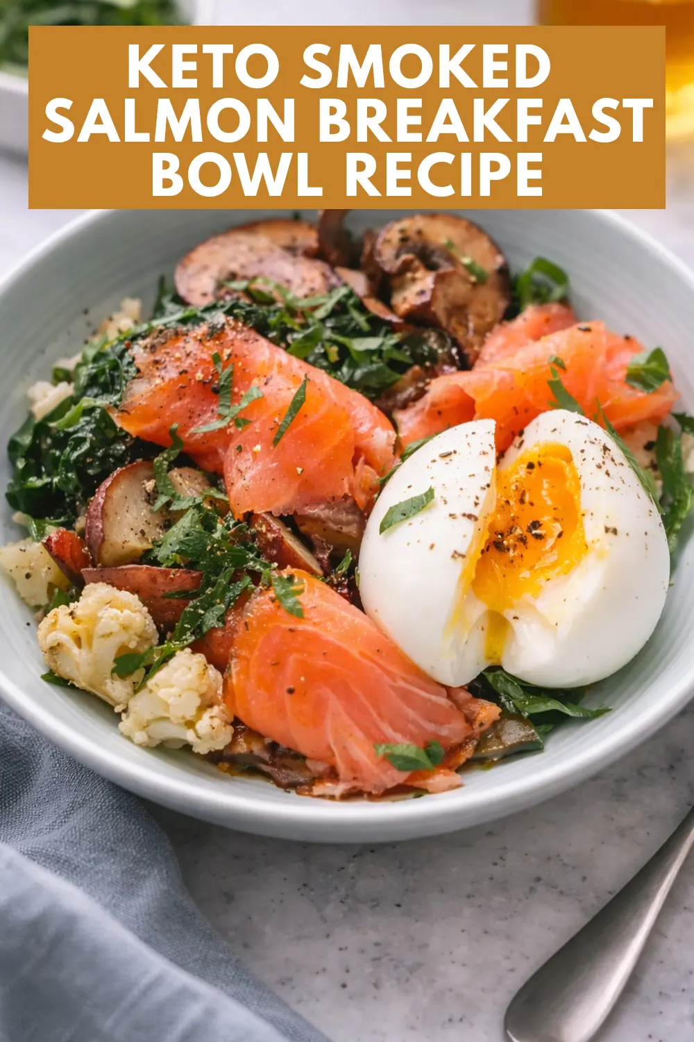 Smoked Salmon Breakfast Bowl with 6-Minute Egg