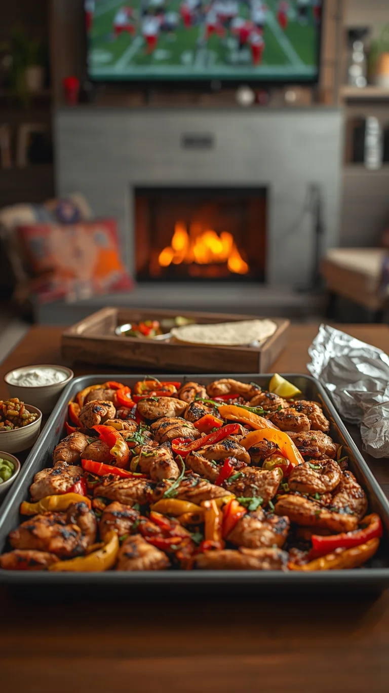 Easy Sheet Pan Chicken Fajitas Recipe