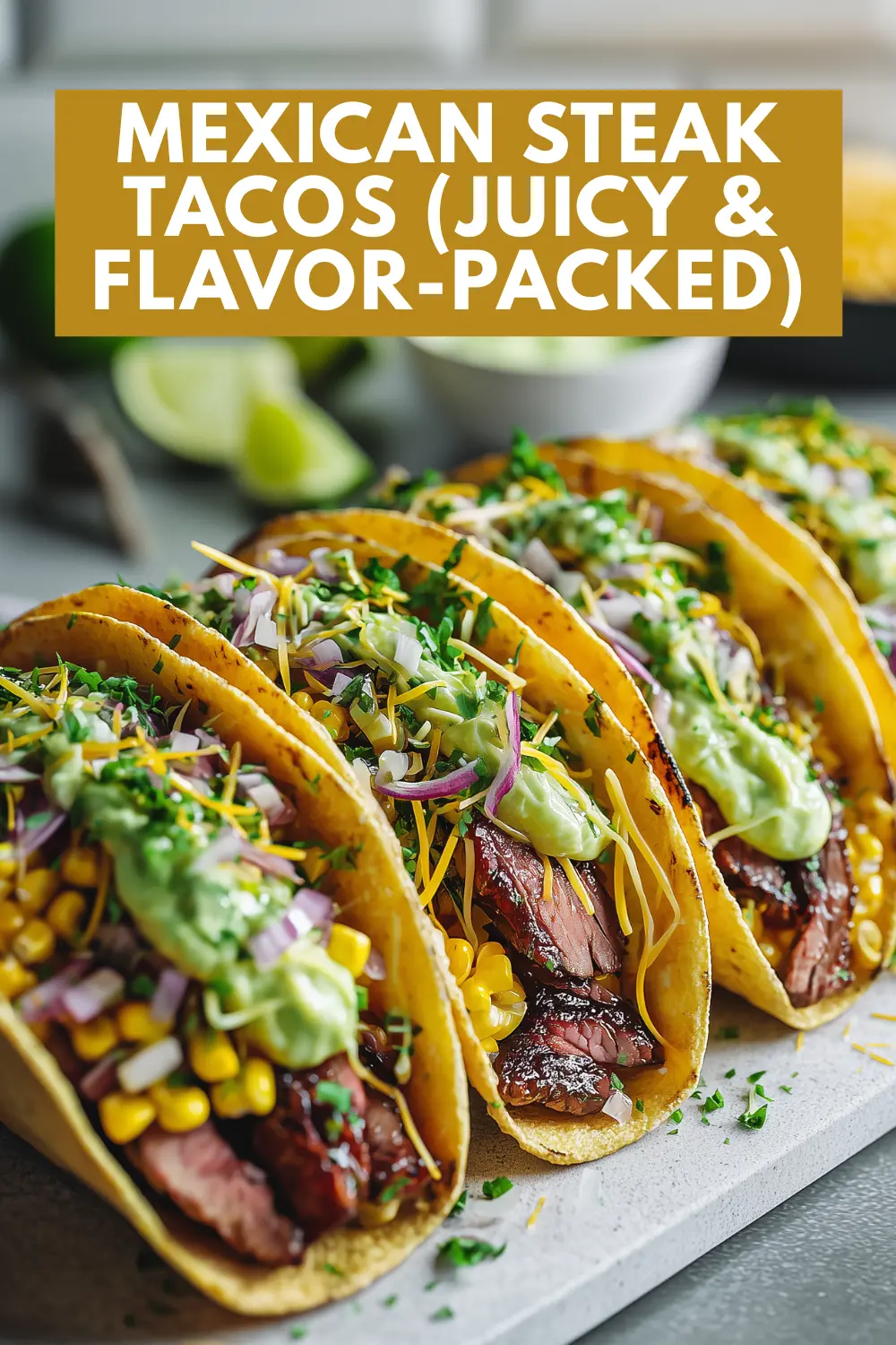 Mexican Steak Tacos (Juicy, Flavor-Packed & Easy)