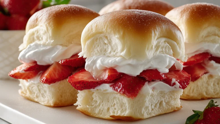 Strawberry Shortcake Sliders Recipe