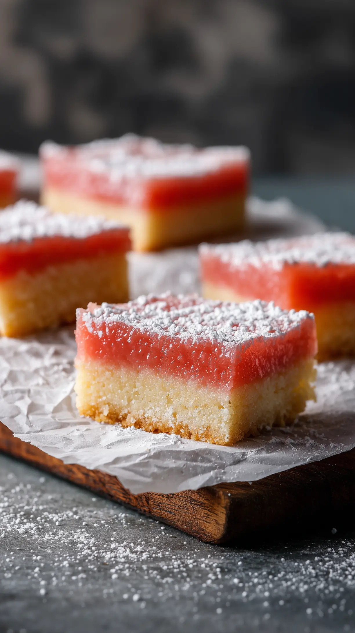 Grapefruit Bars with Buttery Shortbread Crust