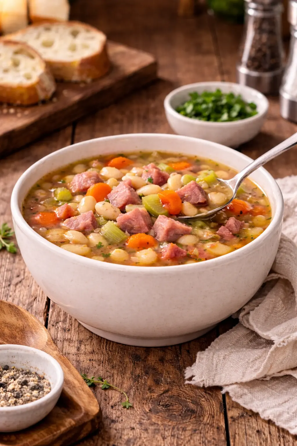 Classic Ham and Bean Soup (Hearty & Cozy)