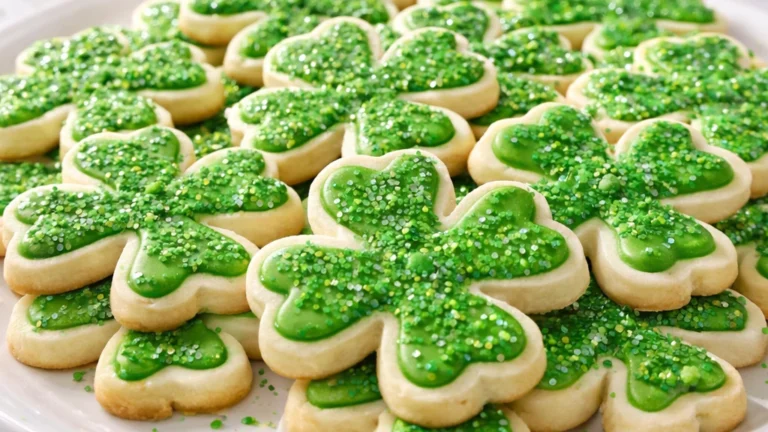 Soft Shamrock Sugar Cookies for St. Patrick’s Day