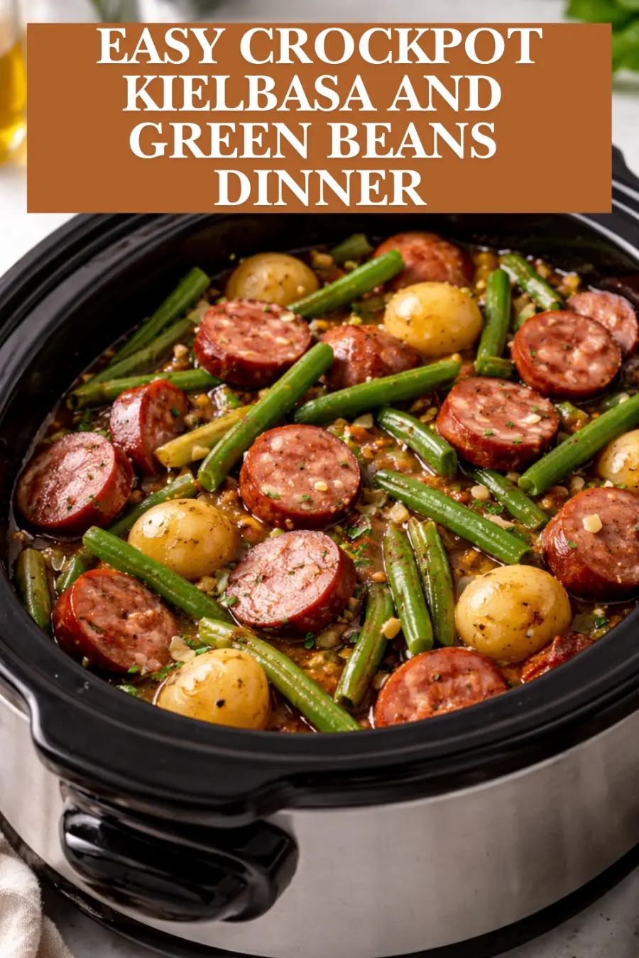 Crockpot Kielbasa and Green Beans Recipe