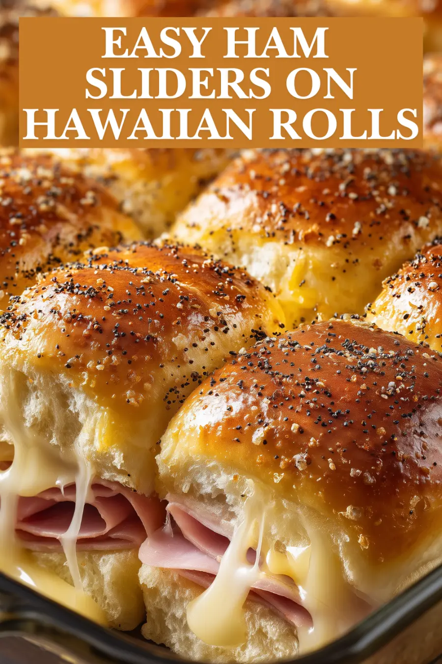 Ham Sliders on Hawaiian Rolls