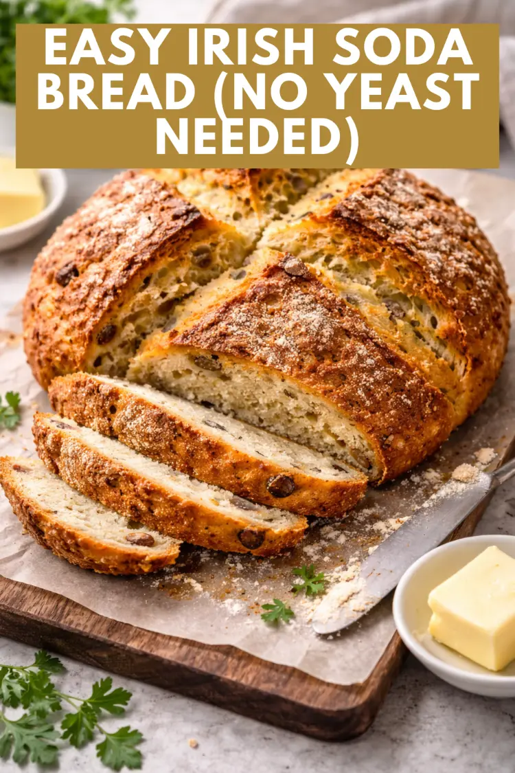 Easy Irish Soda Bread Recipe (No Yeast Needed)