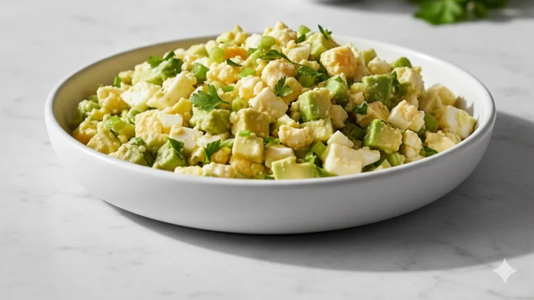 Avocado & Egg Salad Breakfast Bowl (Easy Keto)