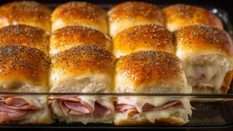 Ham Sliders on Hawaiian Rolls