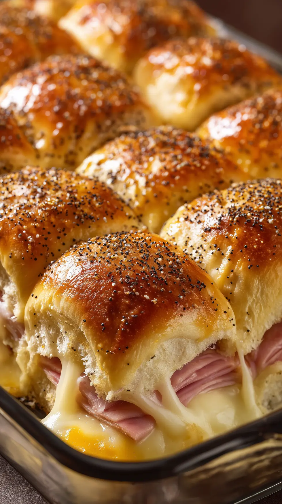 Easy Ham Sliders on Hawaiian Rolls