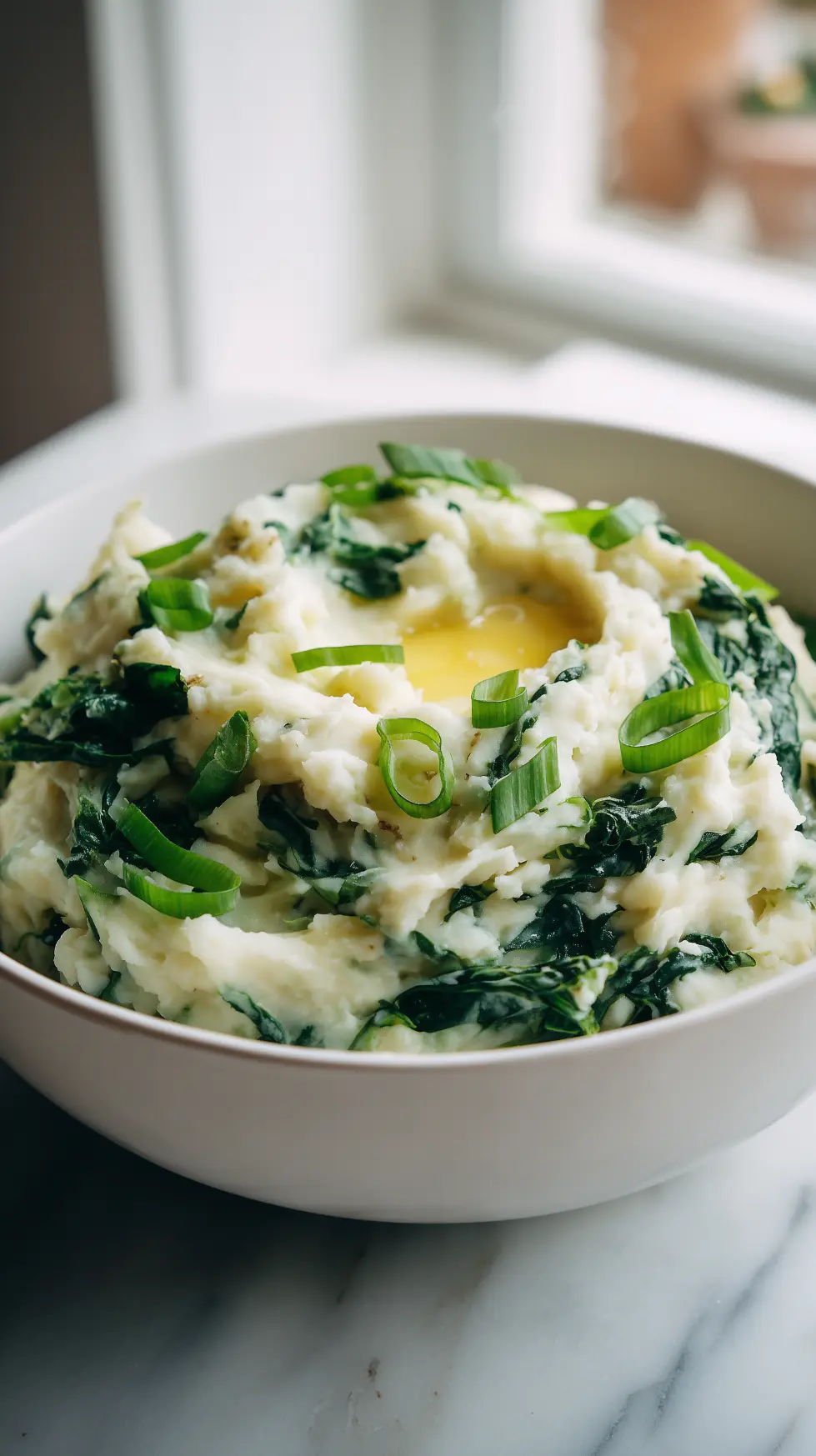 Creamy Colcannon (Irish Mashed Potatoes with Kale)