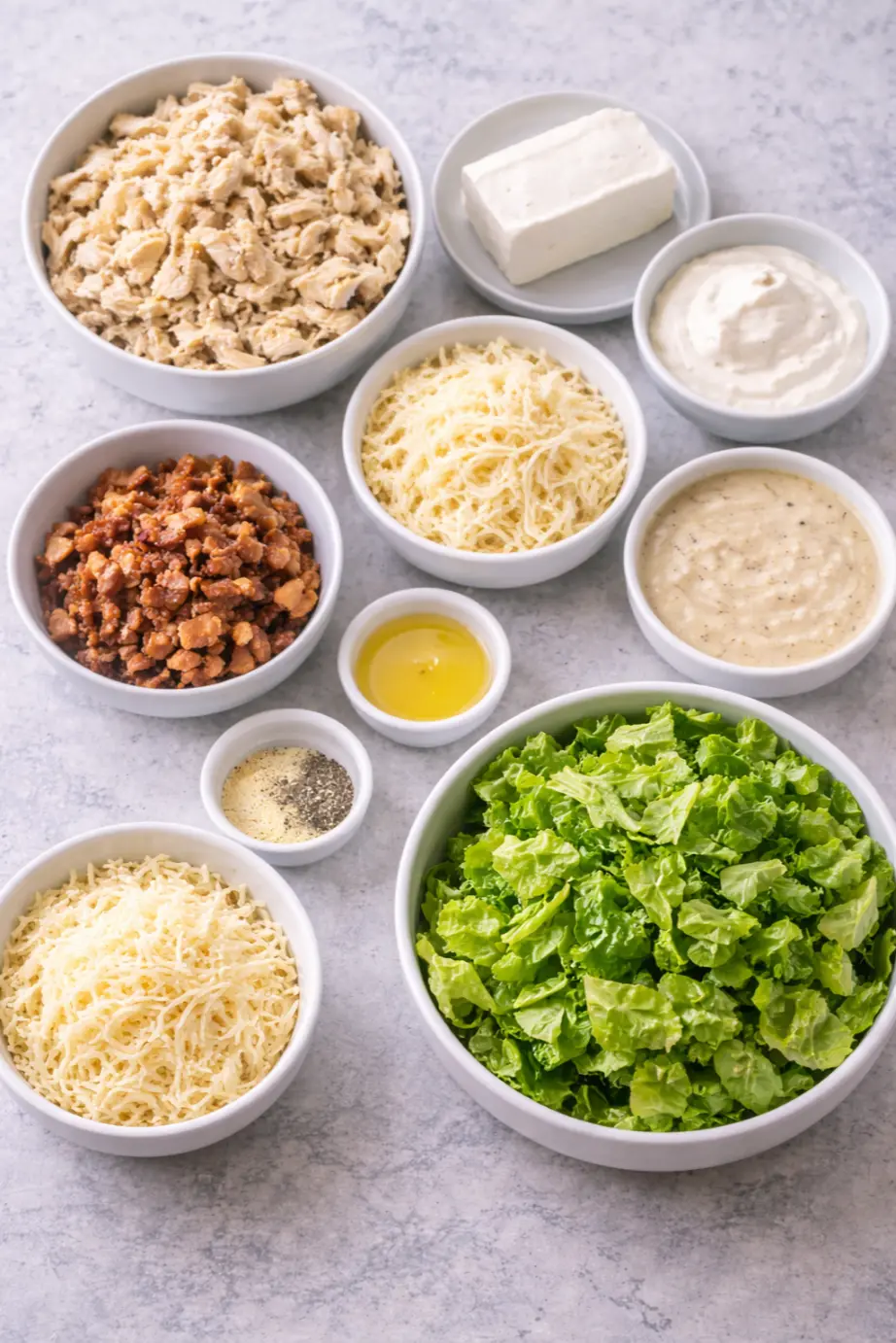 Keto-Friendly Chicken Bacon Caesar Casserole