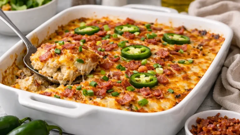Jalapeño Popper Chicken Casserole