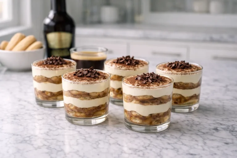 Irish Cream Tiramisu Cups (Easy No-Bake Dessert)