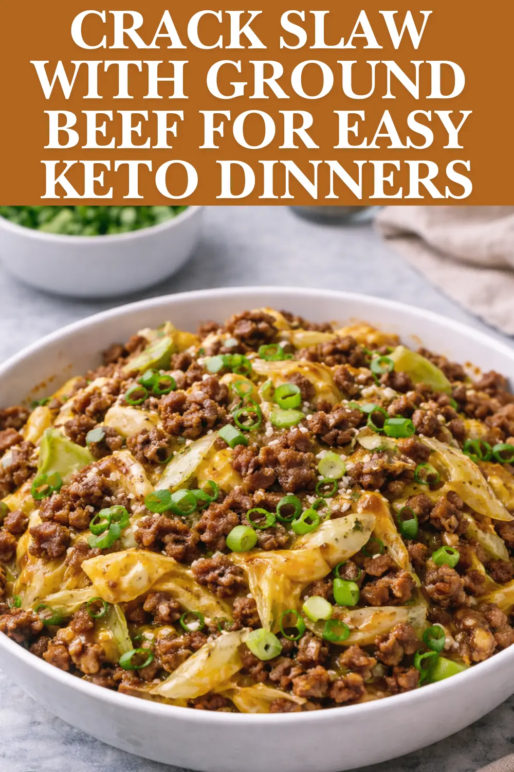 Crack Slaw with Ground Beef