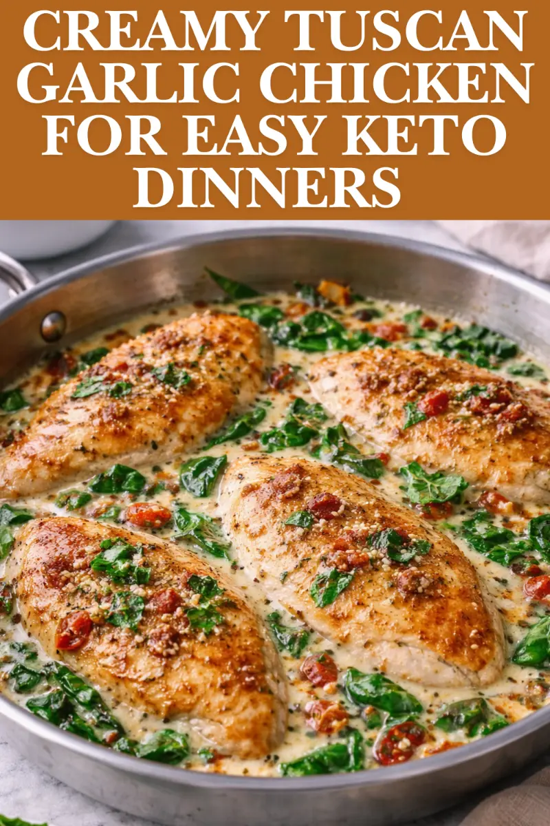 Creamy Tuscan Garlic Chicken