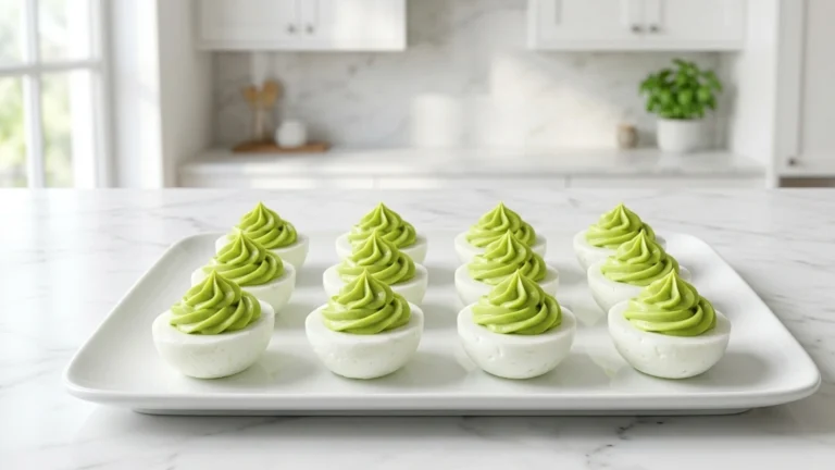 Green Deviled Eggs for St. Patrick’s Day