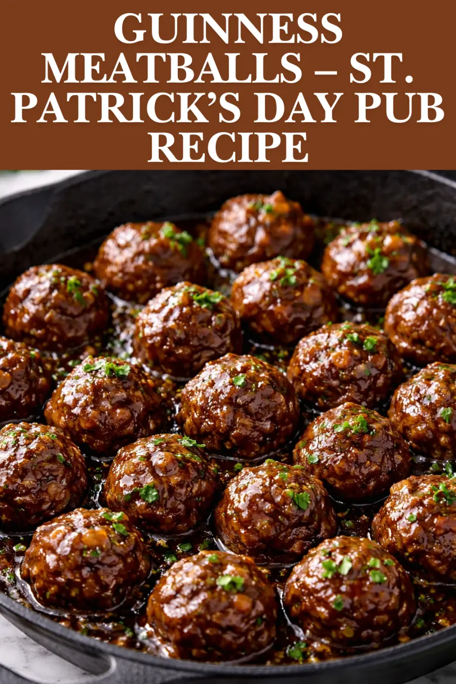 Guinness Meatballs – Easy Irish Pub Appetizer