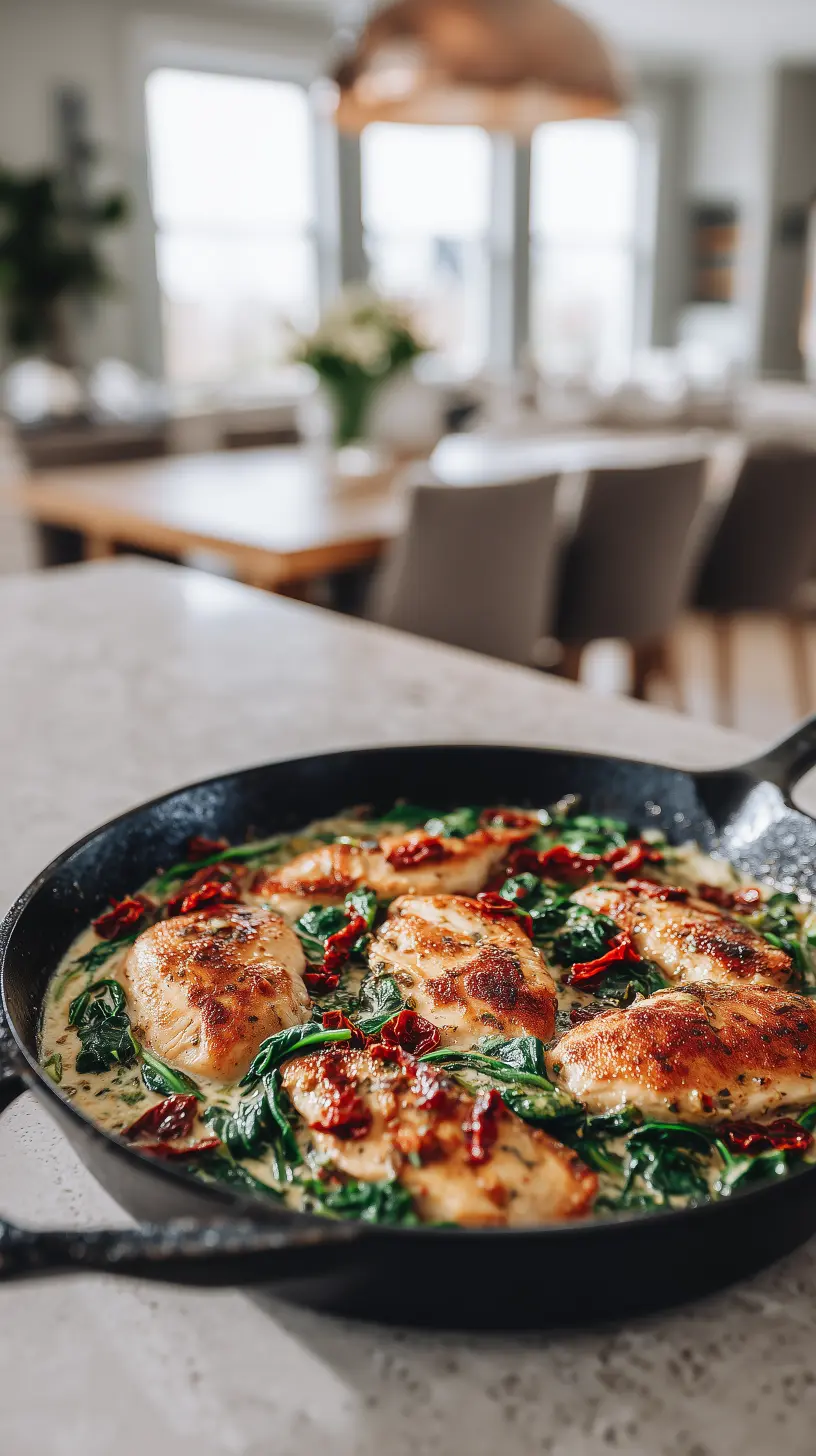 Creamy Tuscan Garlic Chicken