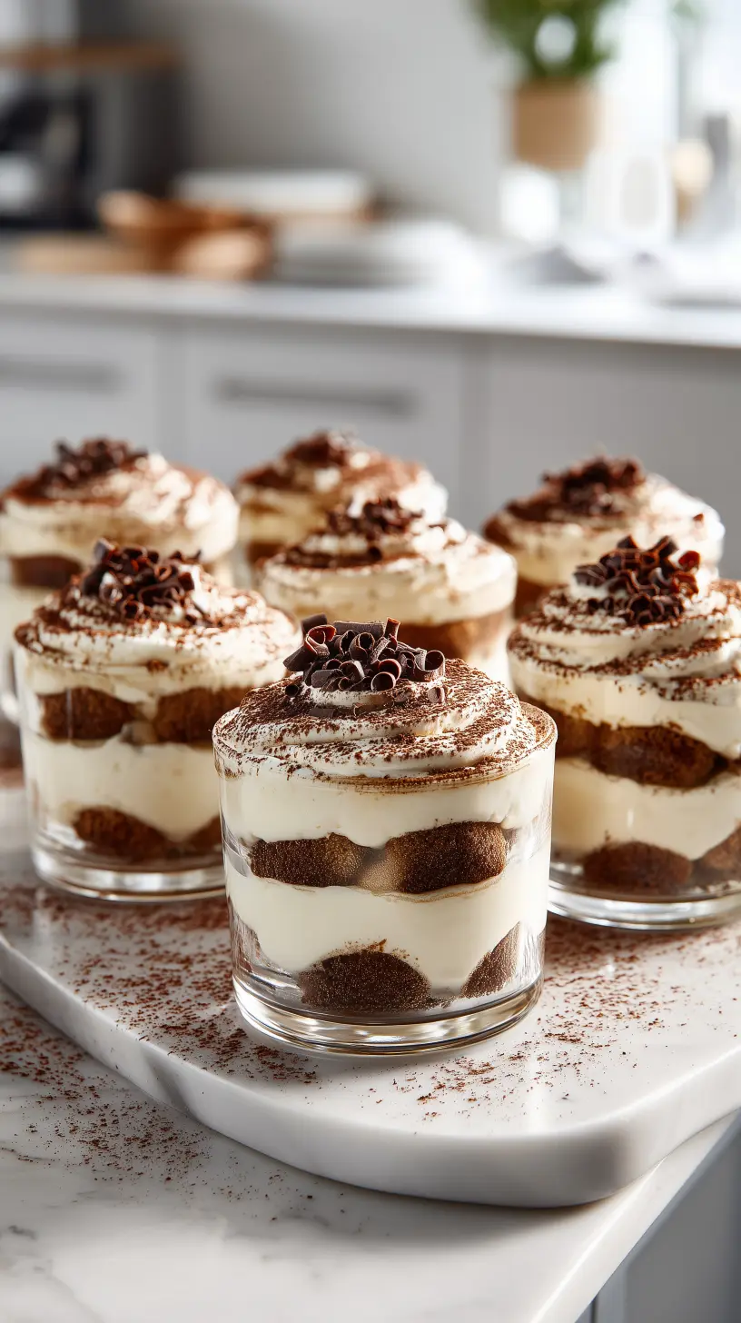 Irish Cream Tiramisu Cups (Easy No-Bake Dessert)