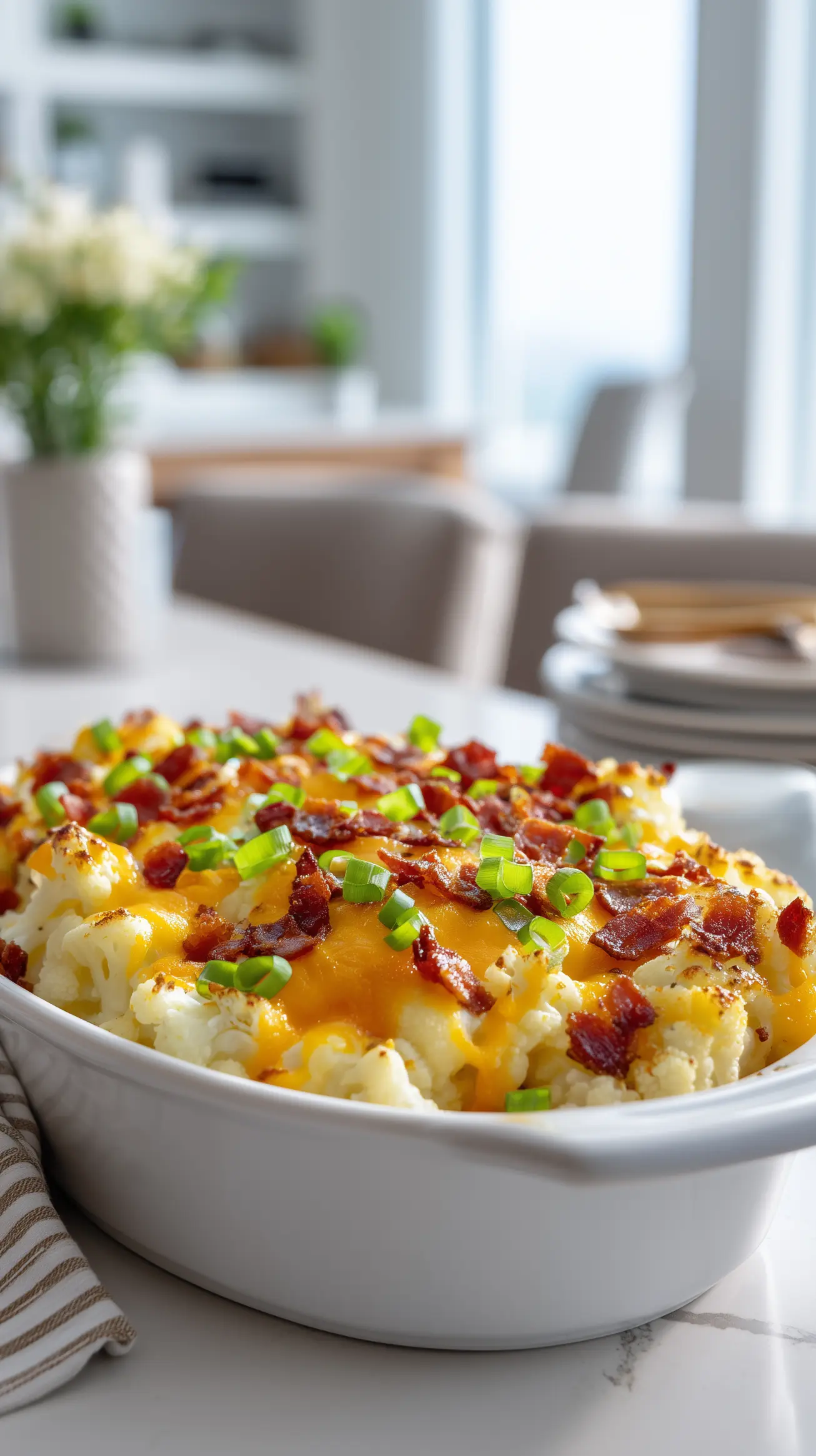 Loaded Cauliflower Casserole for Easy Keto Dinners