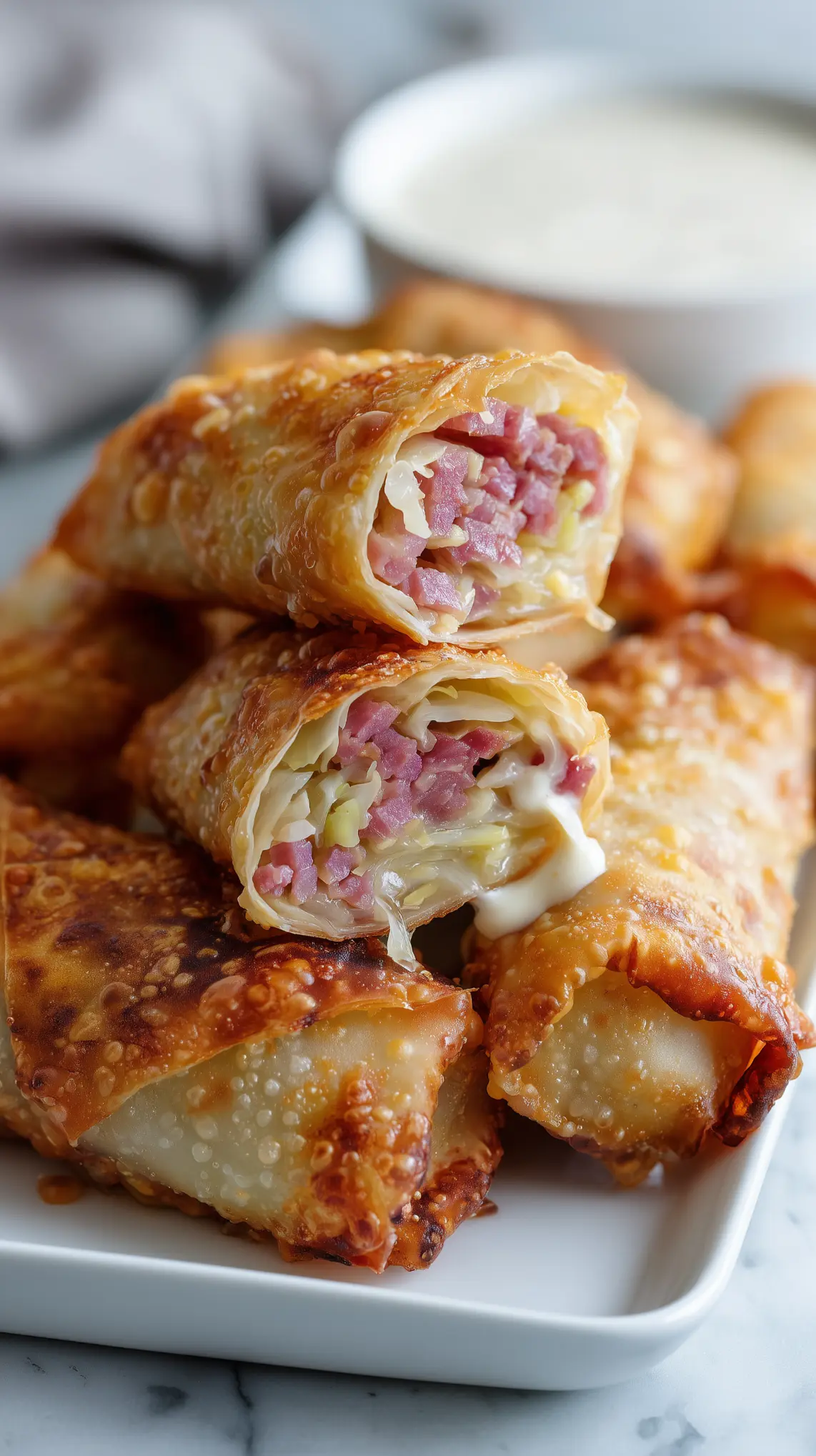Crispy Corned Beef Egg Rolls Recipe