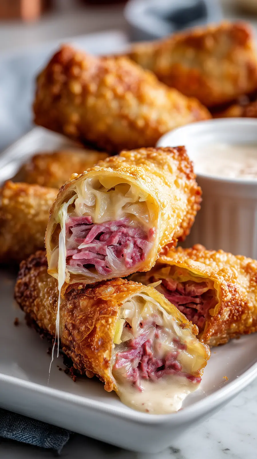 Crispy Corned Beef Egg Rolls Recipe
