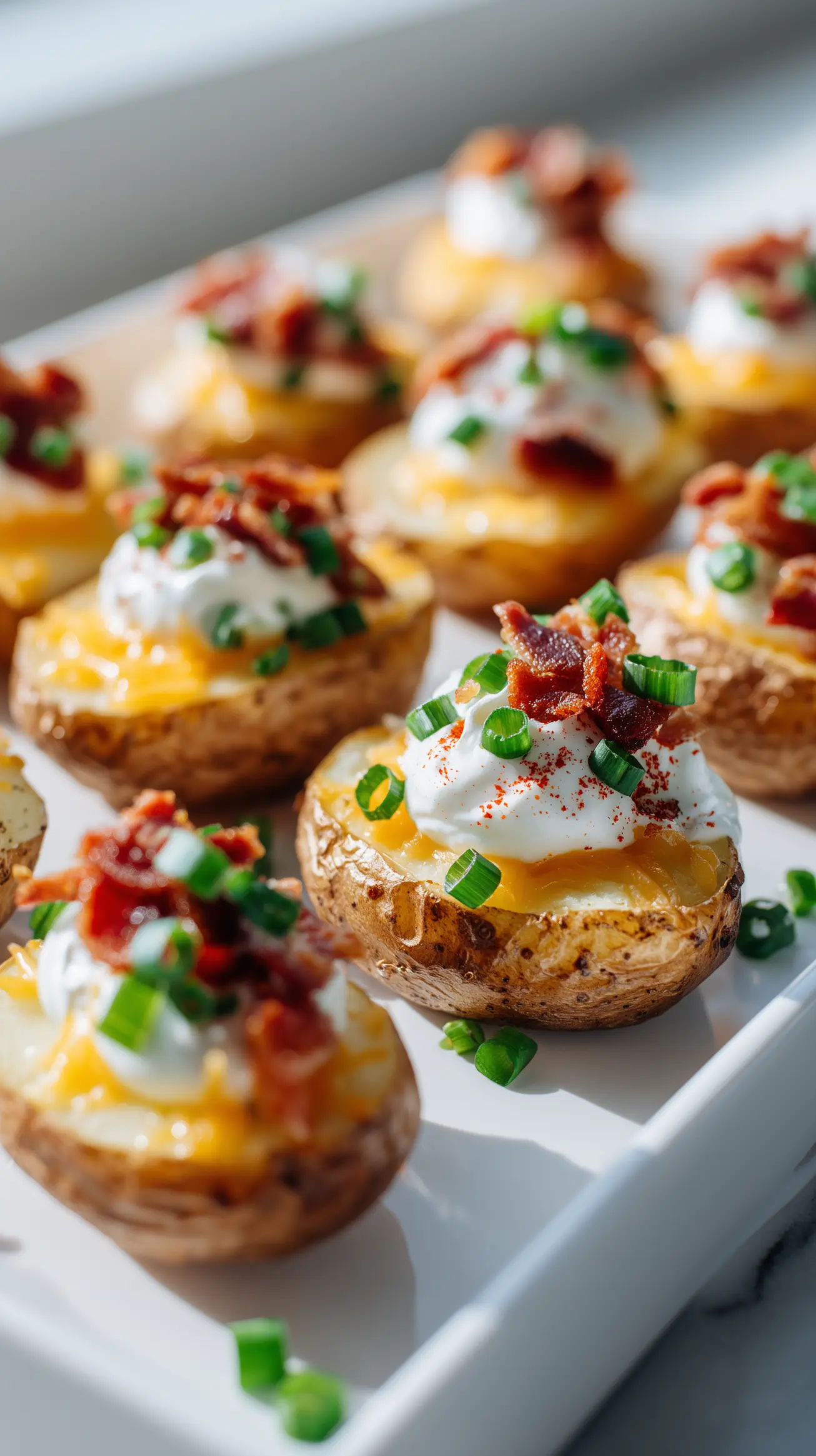 Mini Baked Potato Bites – Easy Cheesy Party Appetizer