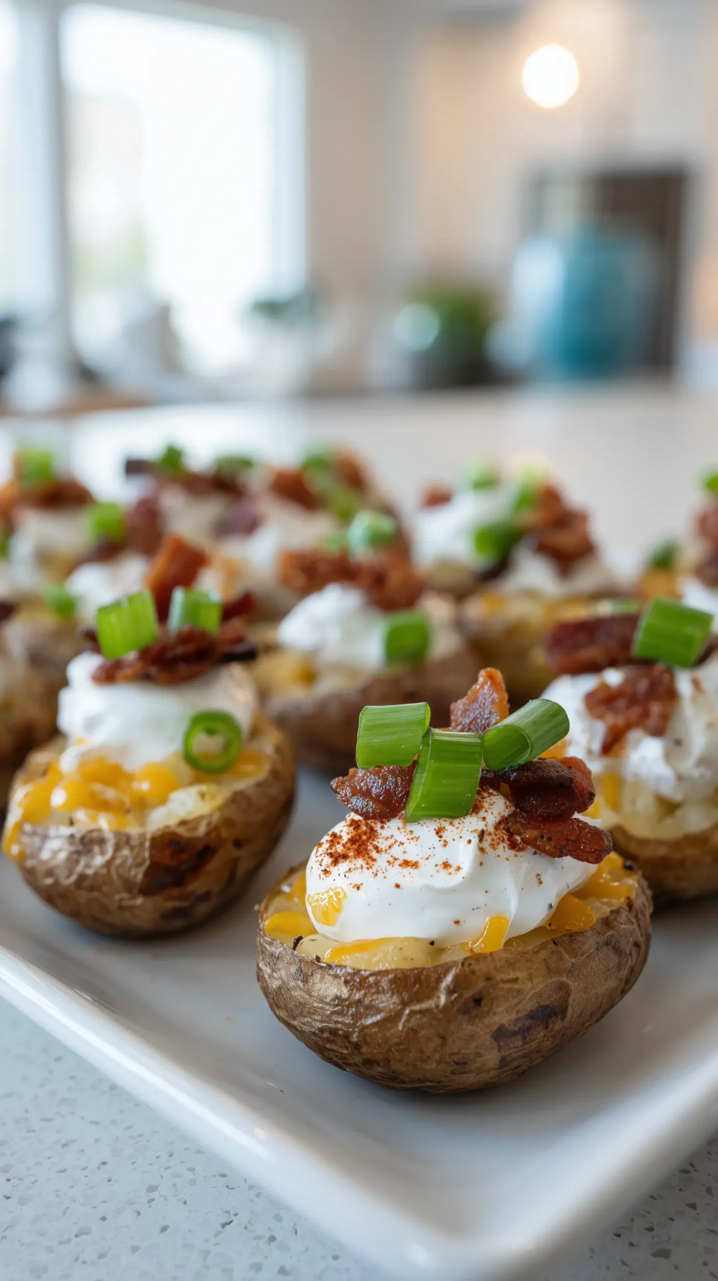 Mini Baked Potato Bites – Easy Cheesy Party Appetizer